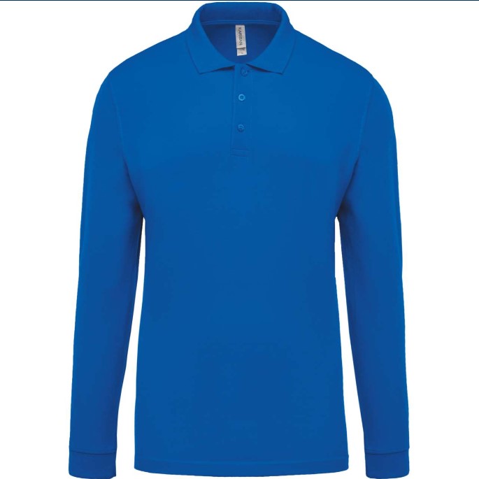 Men's Long Sleeve Piqué Polo Shirt