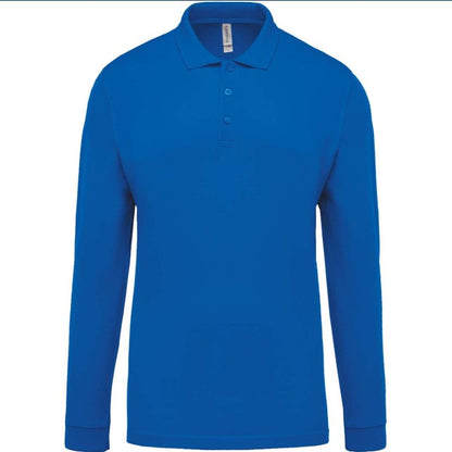 Men's Long Sleeve Piqué Polo Shirt