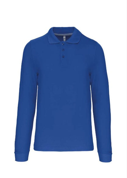 Men's Long Sleeve Piqué Polo Shirt