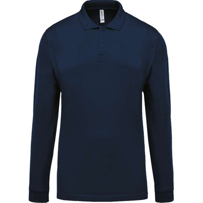 Men's Long Sleeve Piqué Polo Shirt