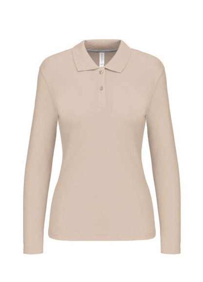 Ladies' Long Sleeve Piqué Polo Shirt