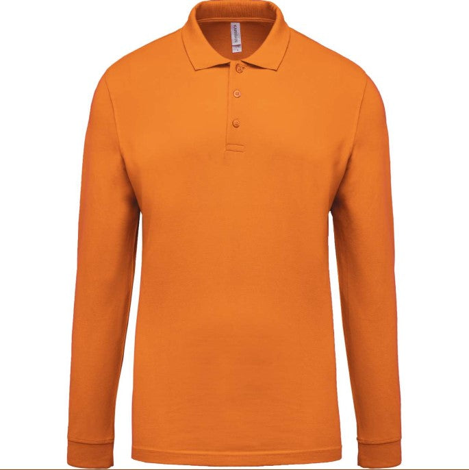 Men's Long Sleeve Piqué Polo Shirt