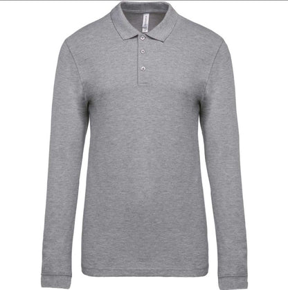 Men's Long Sleeve Piqué Polo Shirt