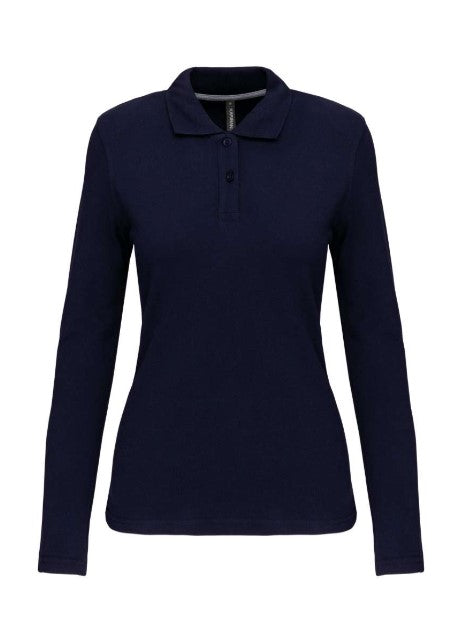 Ladies' Long Sleeve Piqué Polo Shirt