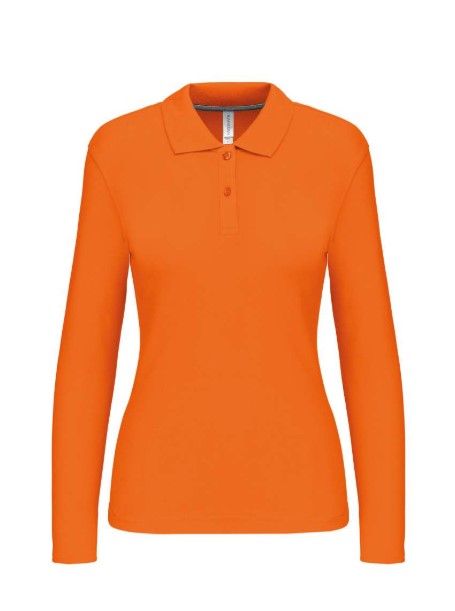 Ladies' Long Sleeve Piqué Polo Shirt