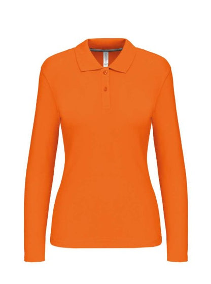 Ladies' Long Sleeve Piqué Polo Shirt