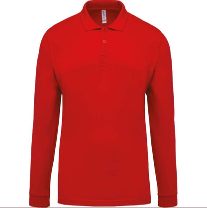 Men's Long Sleeve Piqué Polo Shirt
