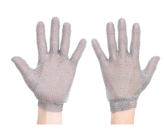 AC01 Chainmail Glove Silver