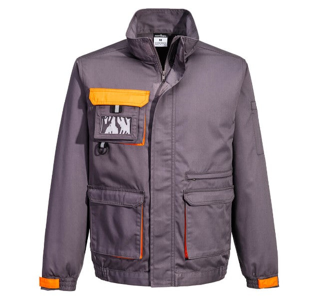 TX10 Texo Contrast Work Jacket – Grey