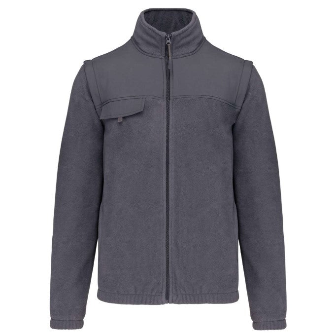 WK9105 2-in-1 Fleece Jacket with Removable Sleeves