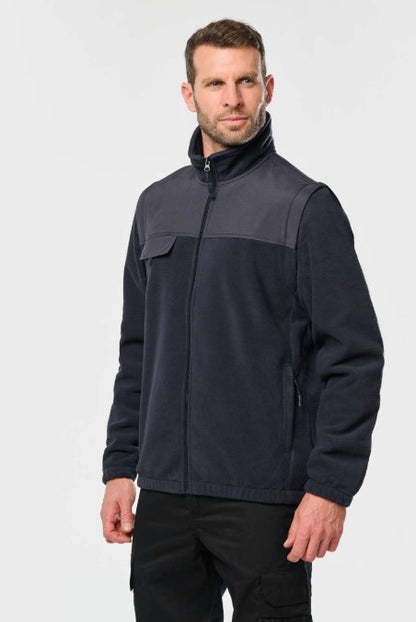 2-in-1 Fleece Jacket with Removable Sleeves