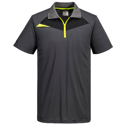 DX410 Polo Shirt S/S - Metal Grey