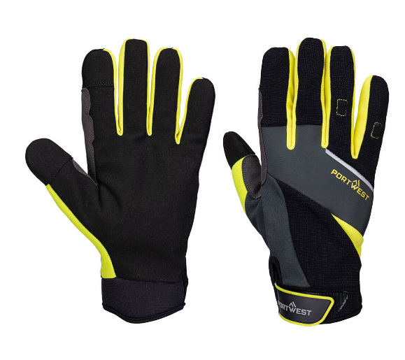 Mechanic A774 Glove - Black/Yellow