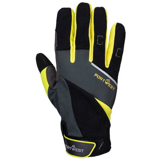 Mechanic A774 Glove - Black/Yellow